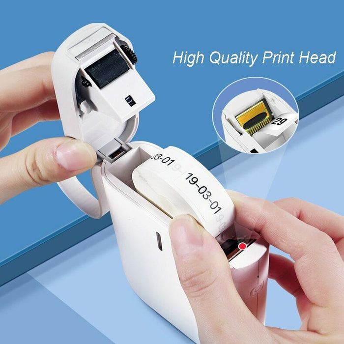 D11  Portable Wireless Thermal Inkless Bluetooth Label Printer_12