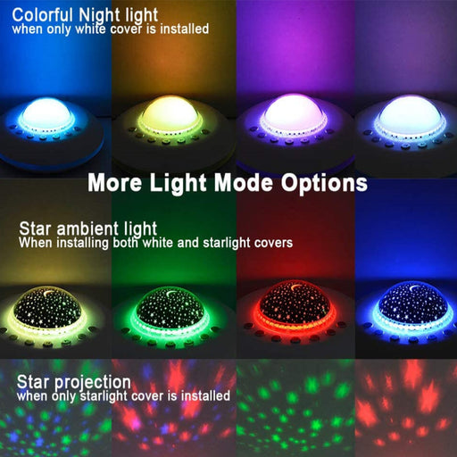Multifunctional White Noise Machine with Star Projector Lamp_3