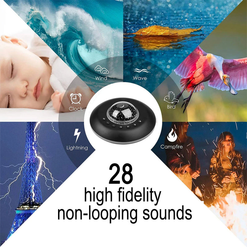 Multifunctional White Noise Machine with Star Projector Lamp_11