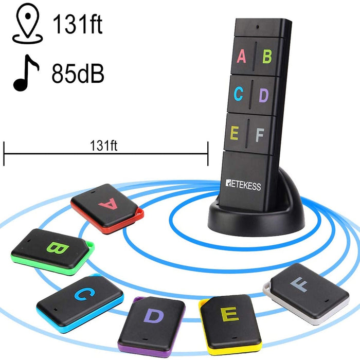 TH104 Key Finder Battery Operated Wireless Item Alarm Locator_5