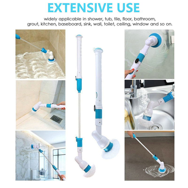 Rechargeable Cordless Turbo Power Electric Spin Scrubber_14