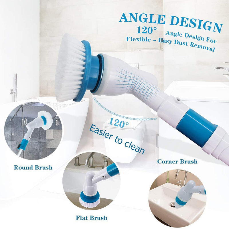 Rechargeable Cordless Turbo Power Electric Spin Scrubber_1