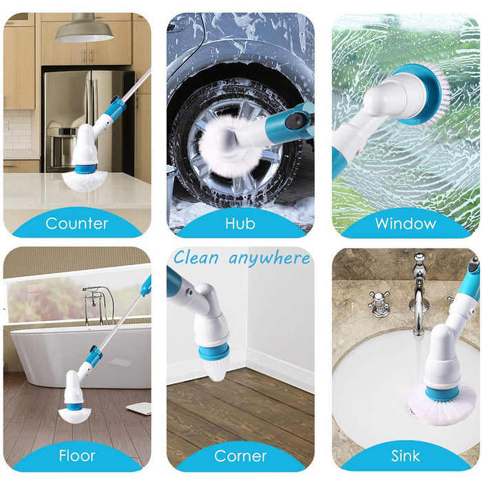 Rechargeable Cordless Turbo Power Electric Spin Scrubber_2