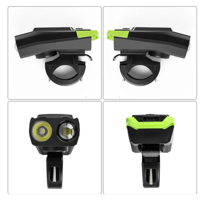 3-in-1 Bicycle Speedometer Rechargeable T6 LED Bike Light_1