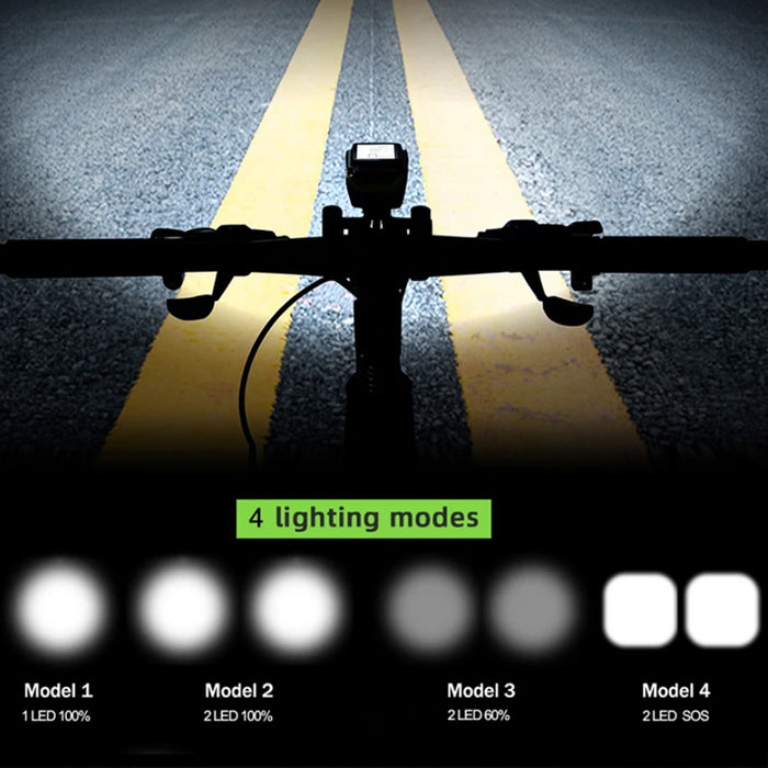 3-in-1 Bicycle Speedometer Rechargeable T6 LED Bike Light_4