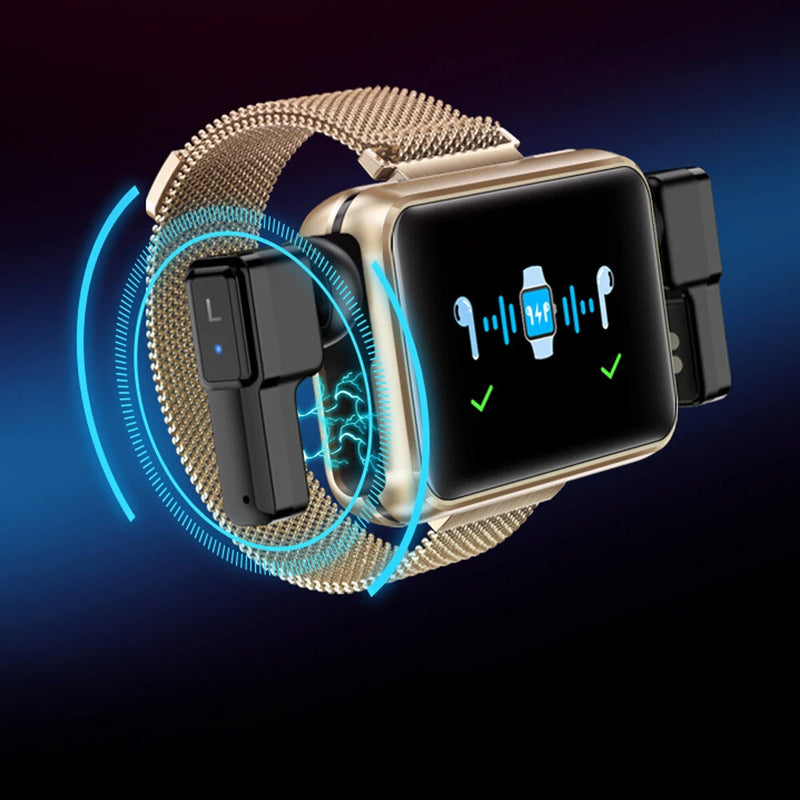 T91 1.4-inch Screen Bluetooth Fitness Band and Headphones_5