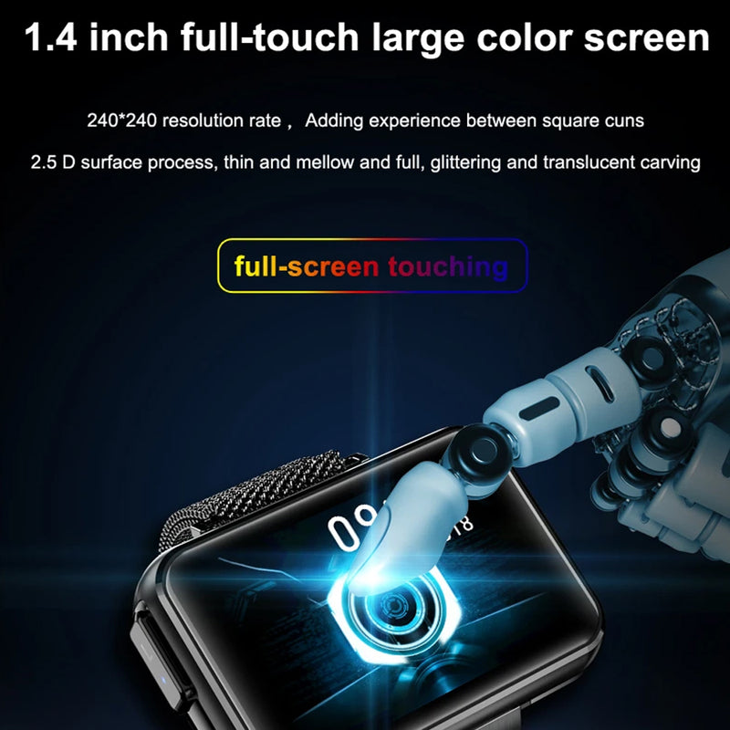 T91 1.4-inch Screen Bluetooth Fitness Band and Headphones_10