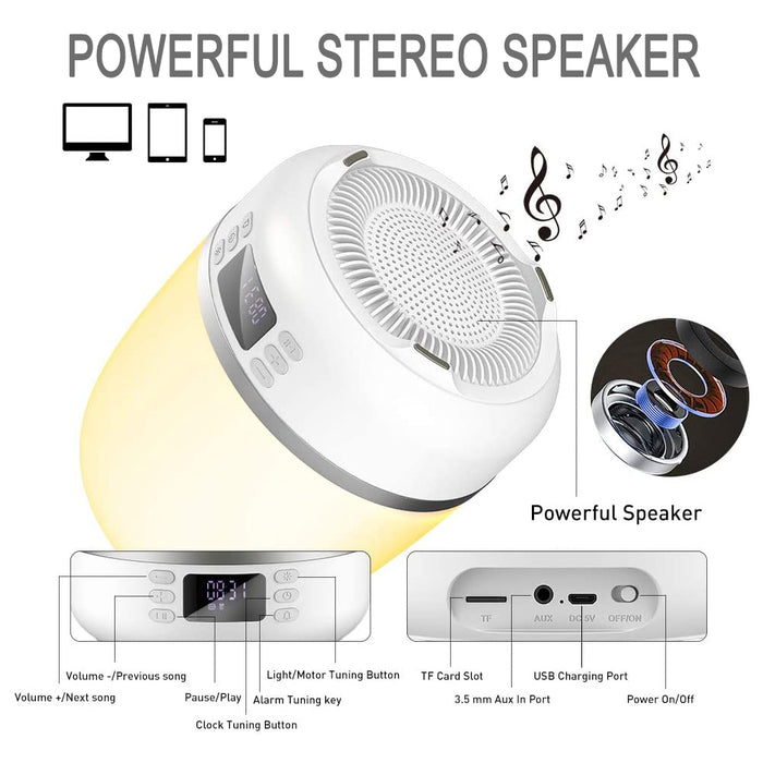 Multi-function Star Light Projector Bluetooth Speaker Night Lamp_3
