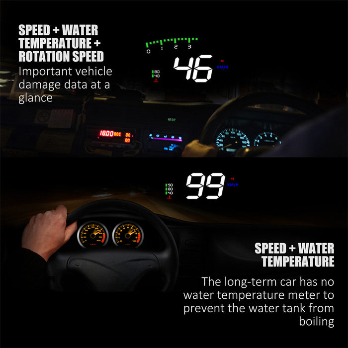 HUD Car Display Overs-speed Warning Projecting Data System_8