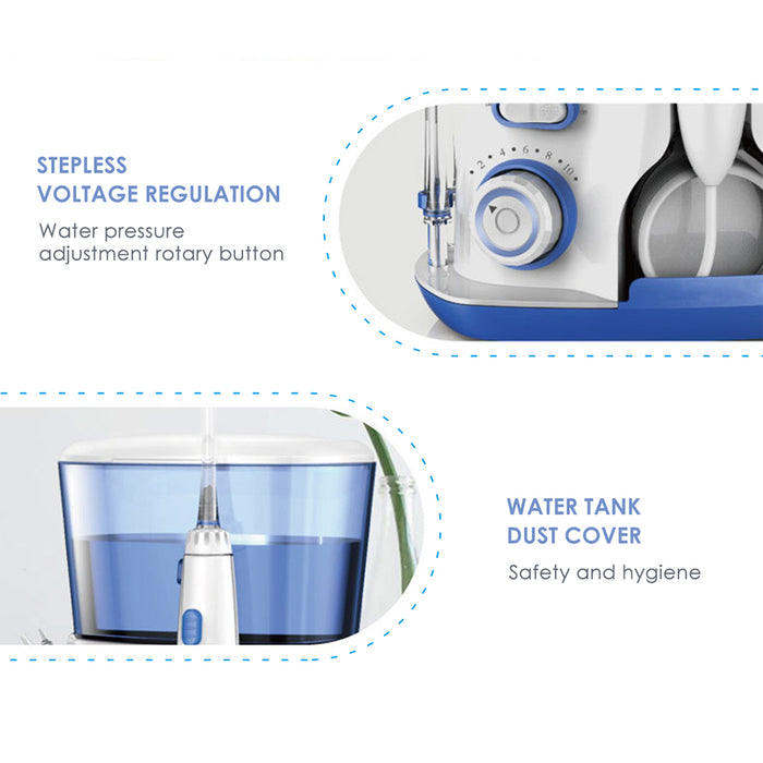 10 Level Pressure Water Pulse Dental Flosser and Oral Irrigator_2