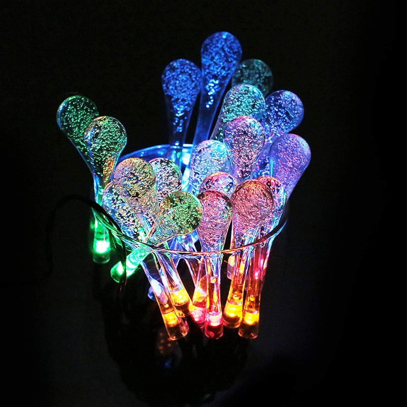 Solar Powered Outdoor Fairy LED Droplights Garden Decor_3