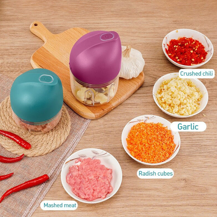 Rechargeable Mini Electric Food Chopper and Meat Grinder_1