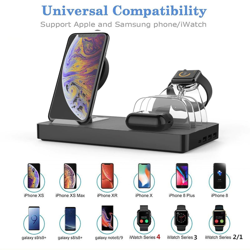 Desktop Charging Dock for Apple and Android Devices- USB Powered_5