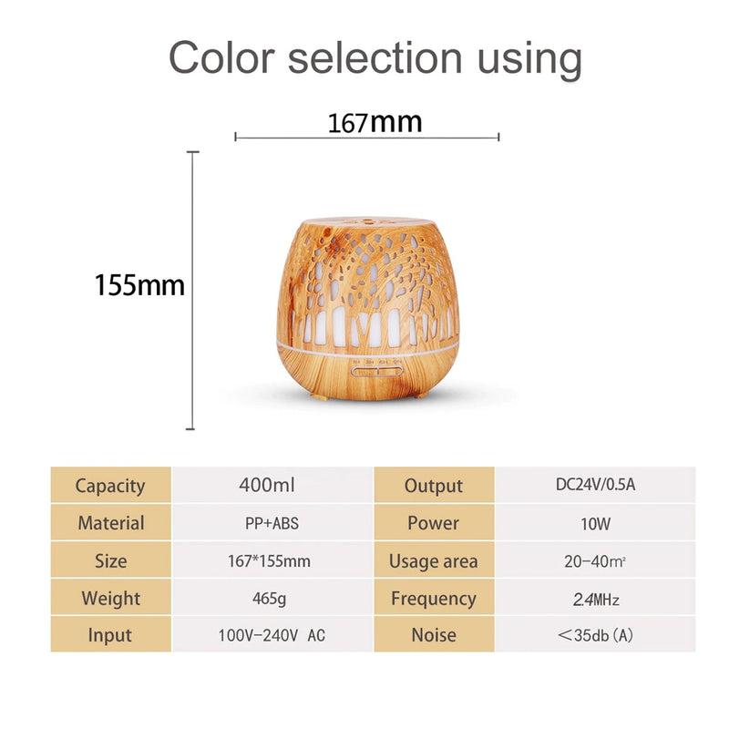 400ml Smart Wi-Fi Aroma Diffuser and Essential Oil Humidifier_5
