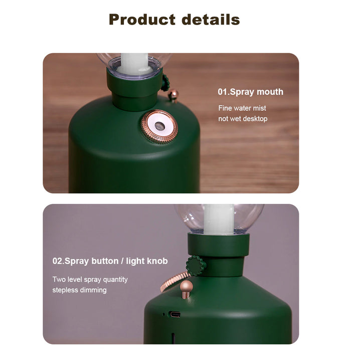 Kerosene Lamp Portable Air Humidifier and Essential Oil Diffuser_9
