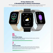 GTS Pro 180mAh 1.65 inch Unisex Touch Screen Smartwatch_15