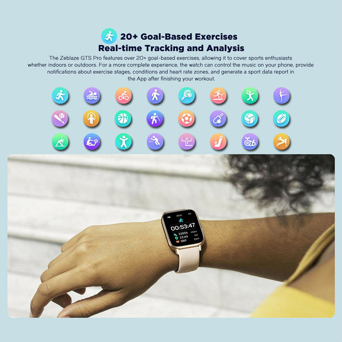 GTS Pro 180mAh 1.65 inch Unisex Touch Screen Smartwatch_9