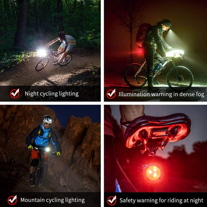 Super Bright Rechargeable Bicycle Tail Light with 4 Light Modes_2