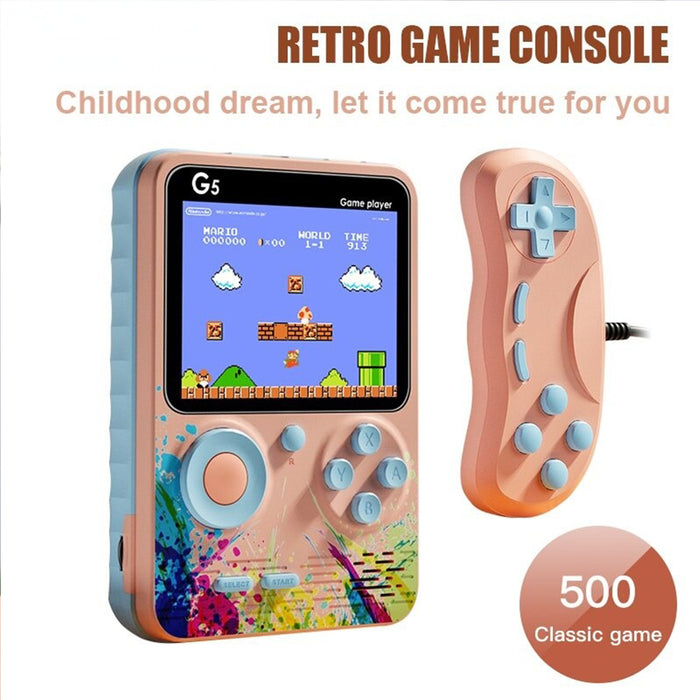 G5 Retro Game Console with 500 Built-in Nostalgic Games_2