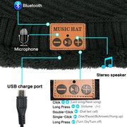 Wireless Bluetooth Musical Knitted Wearable Washable Hat_10