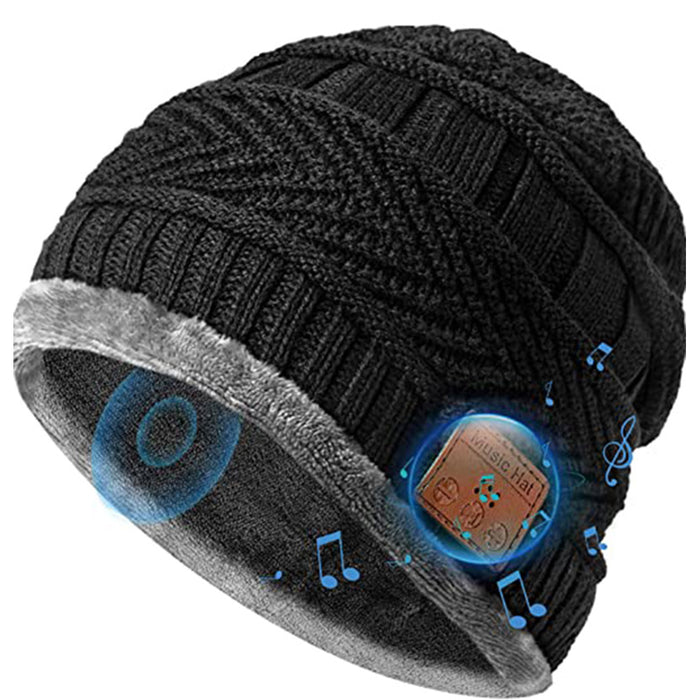 Wireless Bluetooth Musical Knitted Wearable Washable Hat_6