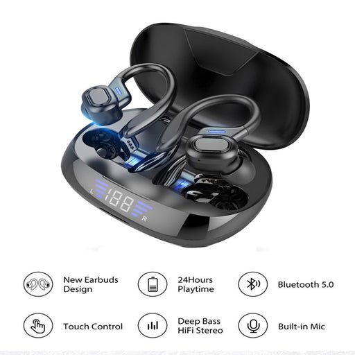 VV2 TWS Wireless Touch Control Sports Bluetooth Earphones_4