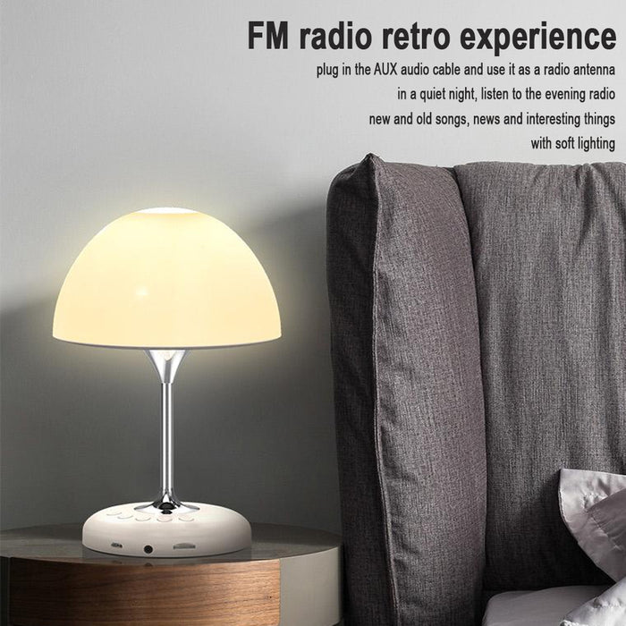 LED Bedside Lamp and Wireless Bluetooth Speaker and FM Radio_9