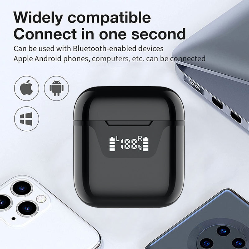 J101 TWS Touch Control Wireless BT Headphones with Mic- USB Charging_12