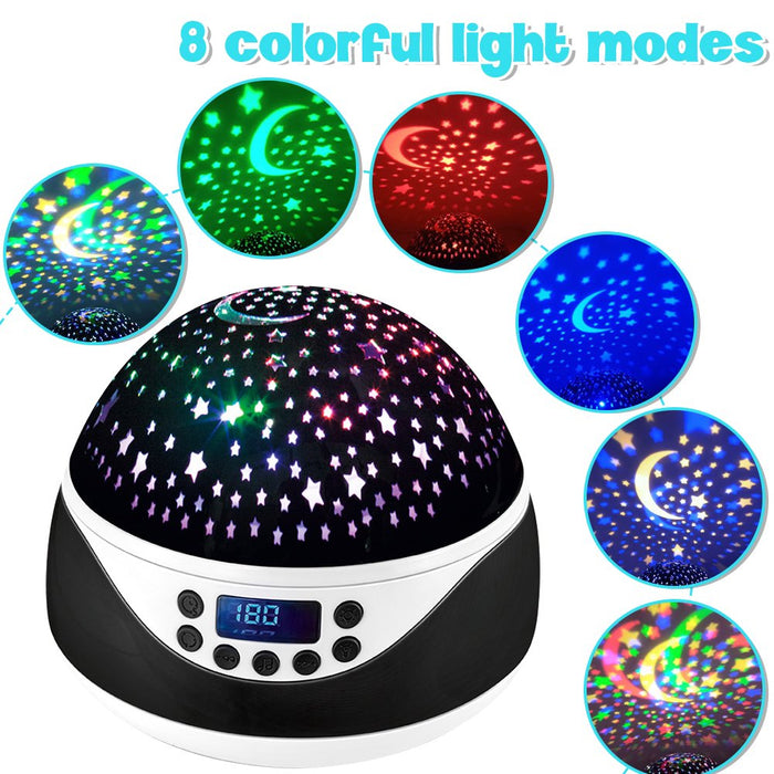 Rotating Projector Night Light with Music for Children's Bedroom_2