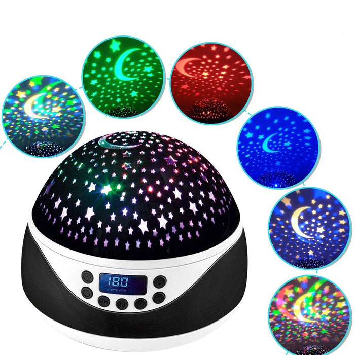 Rotating Projector Night Light with Music