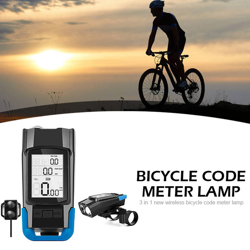 3-in-1 Bicycle Speedometer Rechargeable T6 LED Bike Light_14