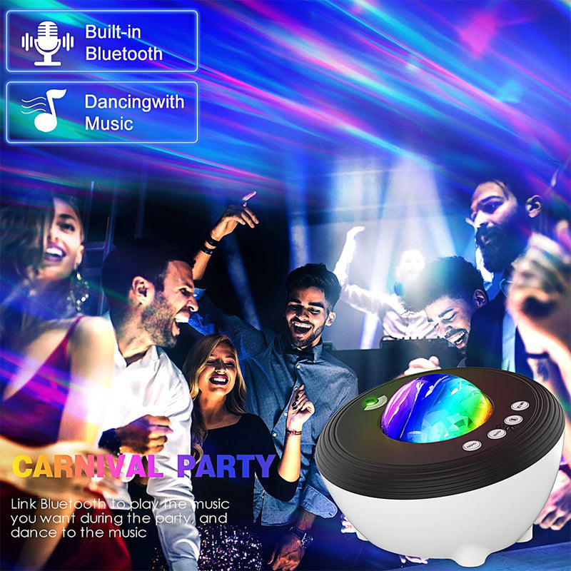 Galaxy Projector with White Noise Bluetooth Remote Speaker_10