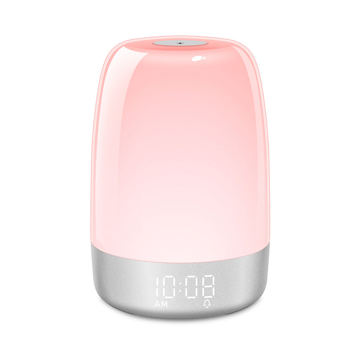 Dimmable Bedside Touch Night Light with Alarm Clock Function_14