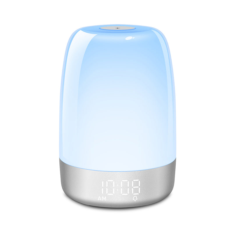 Dimmable Bedside Touch Night Light with Alarm Clock Function_15