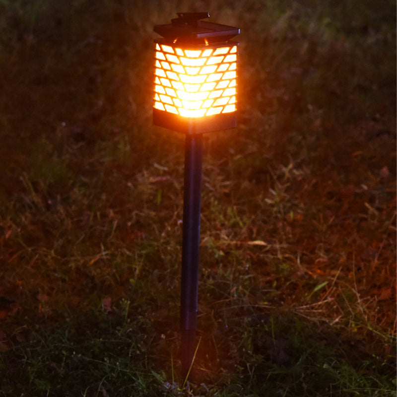 Flickering Flame Solar Powered Outdoor Garden Lantern_10