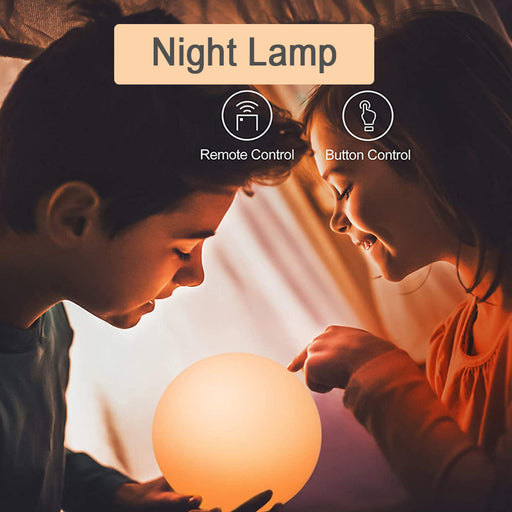 Color Changing LED Night Light Ball with Remote and Button Control_2