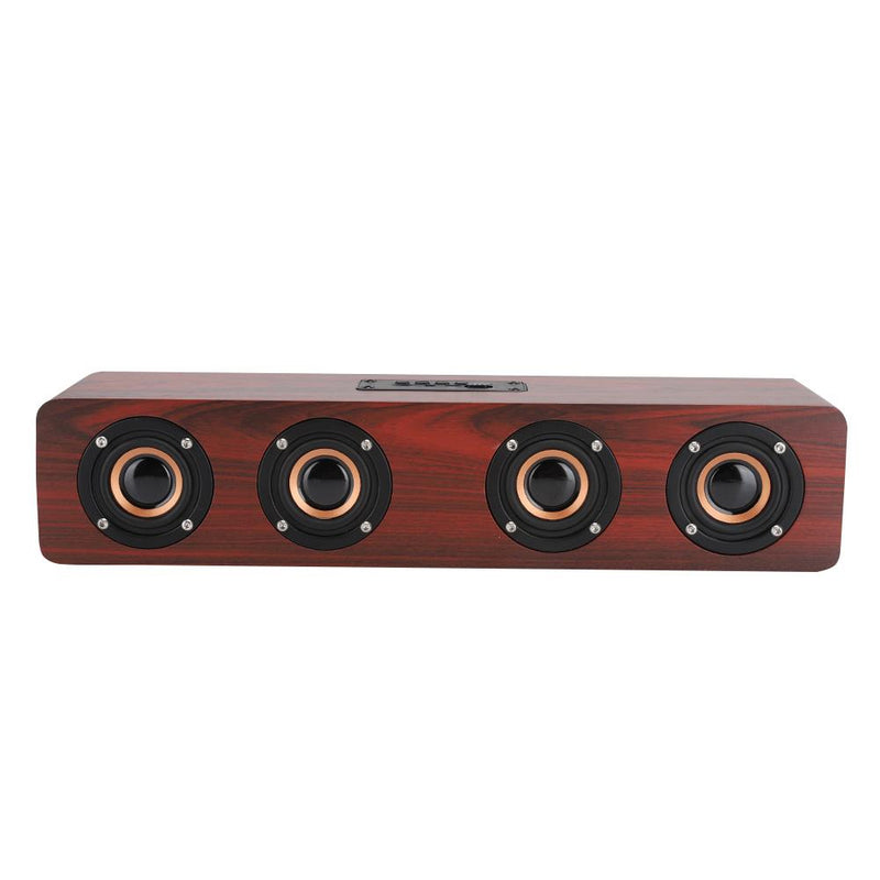 W8 Wooden Wireless Heavy Bass Speaker and Subwoofer Soundbar_0