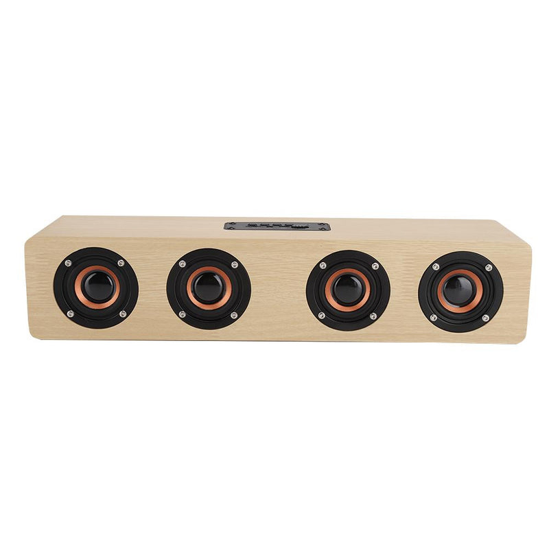 W8 Wooden Wireless Heavy Bass Speaker and Subwoofer Soundbar_8