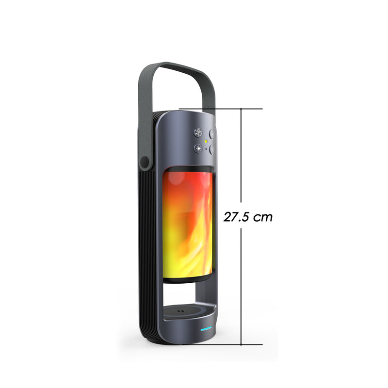 Flame Light Wireless Bluetooth Speaker and Charger for QI Phones_6