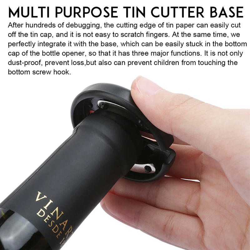 Battery Operated Electric Bottle and Wine Opener Automatic Corkscrew_14