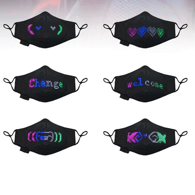 Customizable and Programmable Illuminated LED Face Mask_10