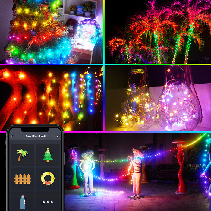 USB Interface Remote and APP Controlled LED Holiday String Lights_12