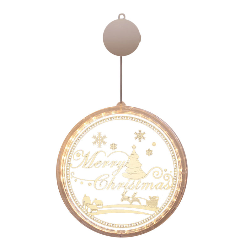 Battery Operated LED Christmas Holiday Pendant Light Decoration_12
