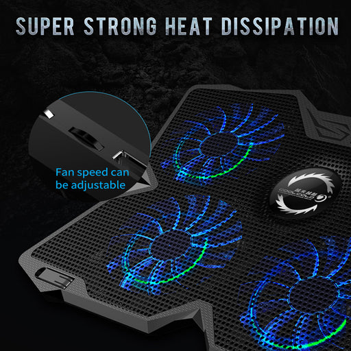Laptop Cooling Pad Rapid Action Cooling Fan and Laptop Stand_4