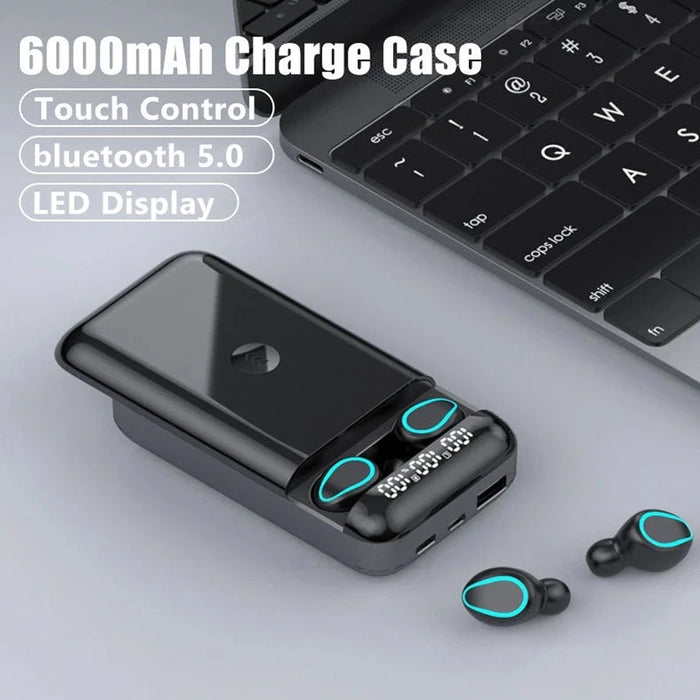X38 6000mAh TWS Wireless Earphones with Charging Case_9