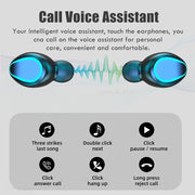 X38 6000mAh TWS Wireless Earphones with Charging Case_12
