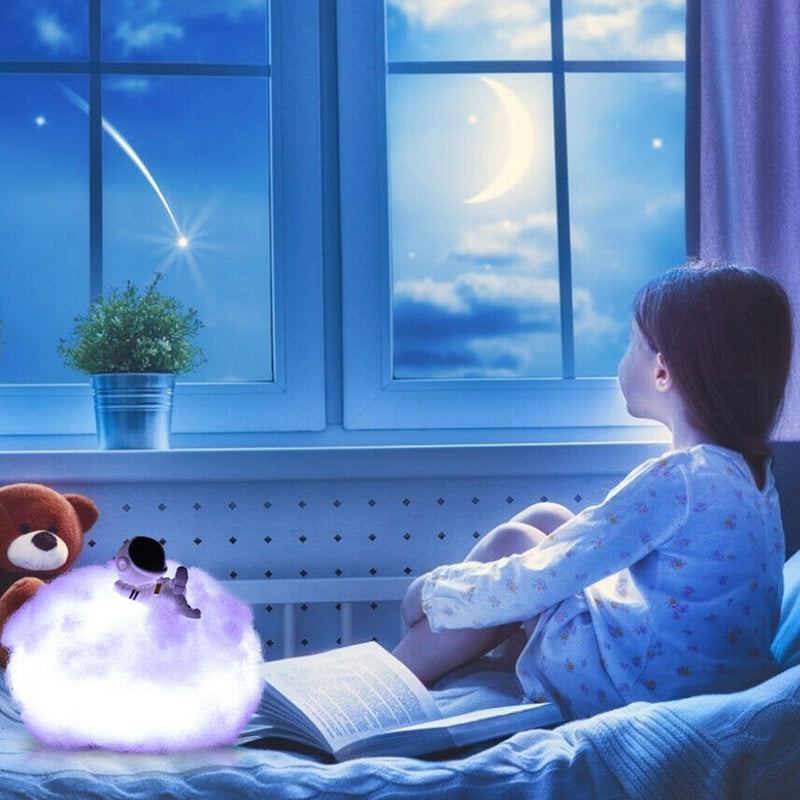 Colorful Clouds LED Astronaut Night Light for Kids Bedroom_14