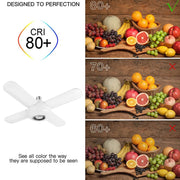 LED 50W 4 Leaves Foldable Musical BT Ceiling Bulb Lamp_8