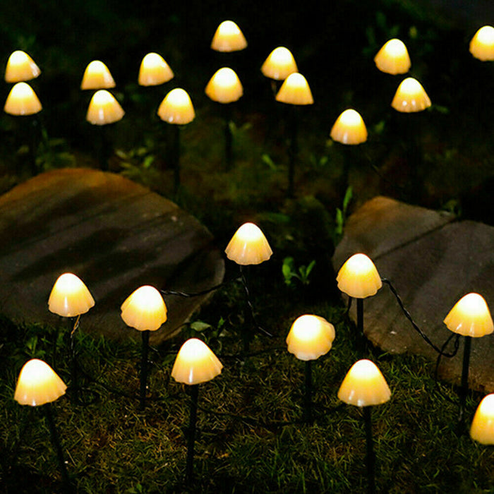 Solar Powered Mushroom LED Garden Decoration Fairy Lights_15