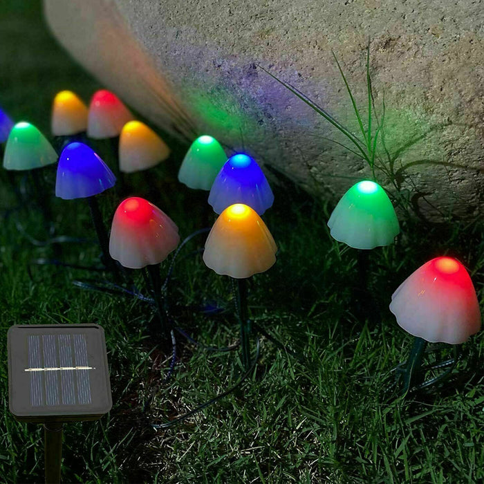 Solar Powered Mushroom LED Garden Decoration Fairy Lights_21